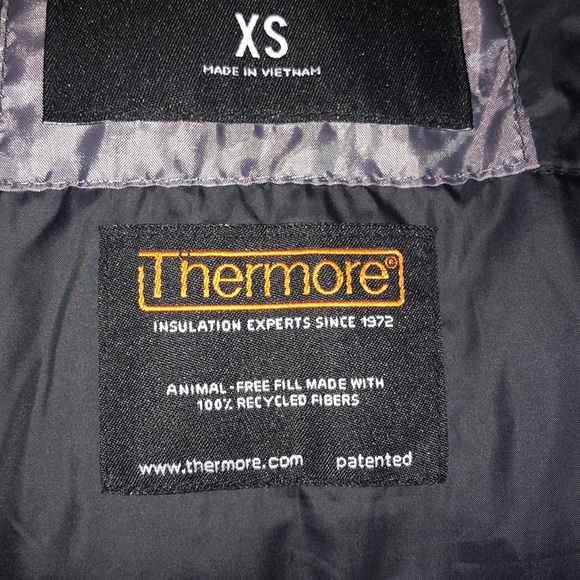 NEW! Hollister black fur lined hooded coat - Picture 5 of 9